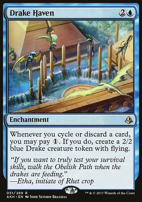 Drake Haven, Amonkhet #51, Magic: The Gathering card