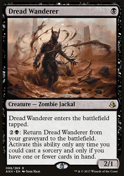 Dread Wanderer, Amonkhet #88, Magic: The Gathering card
