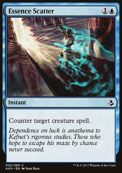 Essence Scatter, Amonkhet #52, Magic: The Gathering card