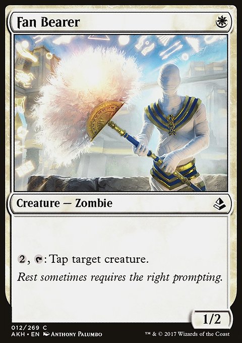 Fan Bearer, Amonkhet #12, Magic: The Gathering card