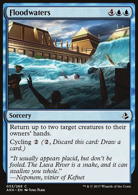Floodwaters, Amonkhet #53, Magic: The Gathering card