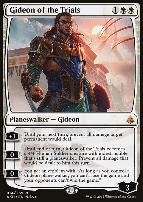 Gideon of the Trials, Amonkhet #14, Magic: The Gathering card