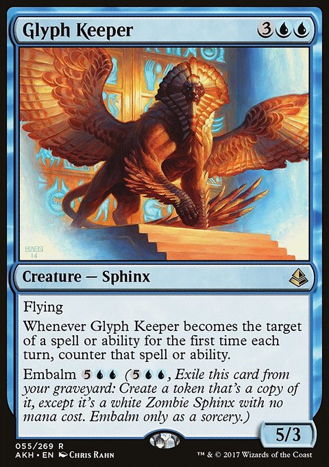 Glyph Keeper, Amonkhet #55, Magic: The Gathering card
