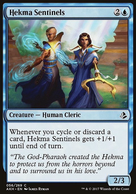 Hekma Sentinels, Amonkhet #56, Magic: The Gathering card