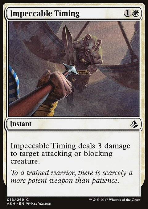 Impeccable Timing, Amonkhet #18, Magic: The Gathering card