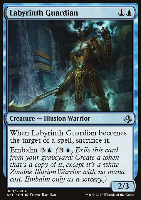 Labyrinth Guardian, Amonkhet #60, Magic: The Gathering card