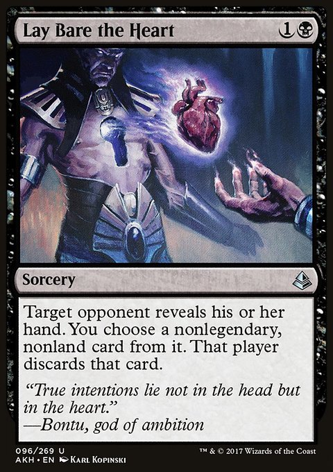 Lay Bare the Heart, Amonkhet #96, Magic: The Gathering card