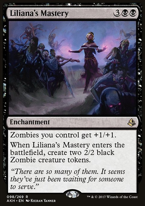 Liliana's Mastery, Amonkhet #98, Magic: The Gathering card