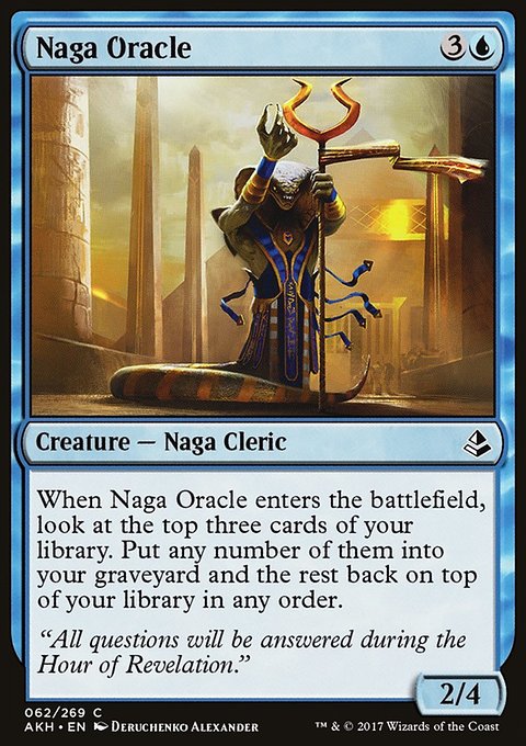 Naga Oracle, Amonkhet #62, Magic: The Gathering card