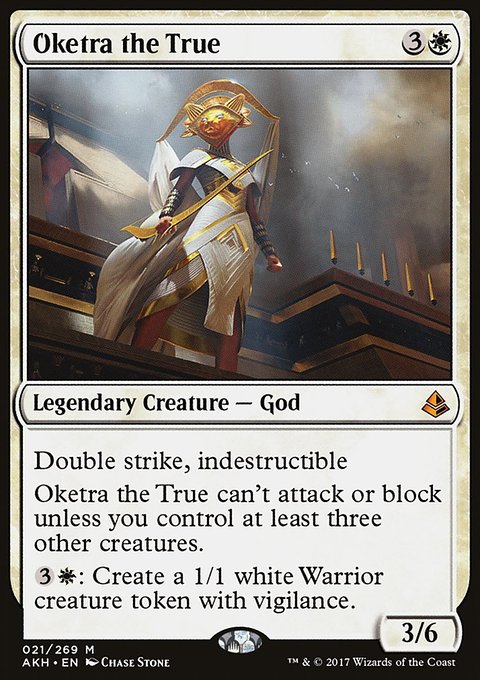 Oketra the True, Amonkhet #21, Magic: The Gathering card
