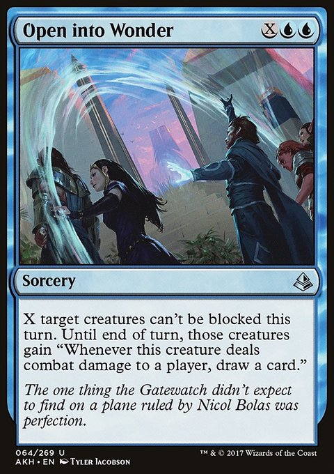 Open into Wonder, Amonkhet #64, Magic: The Gathering card