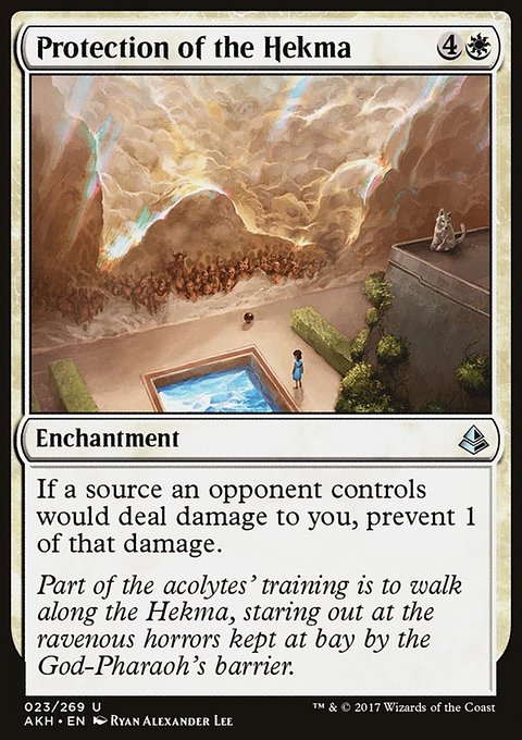 Protection of the Hekma, Amonkhet #23, Magic: The Gathering card