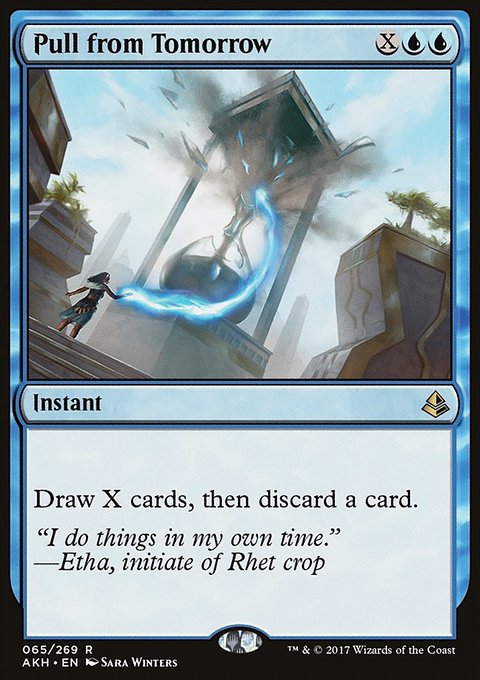 Pull from Tomorrow, Amonkhet #65, Magic: The Gathering card