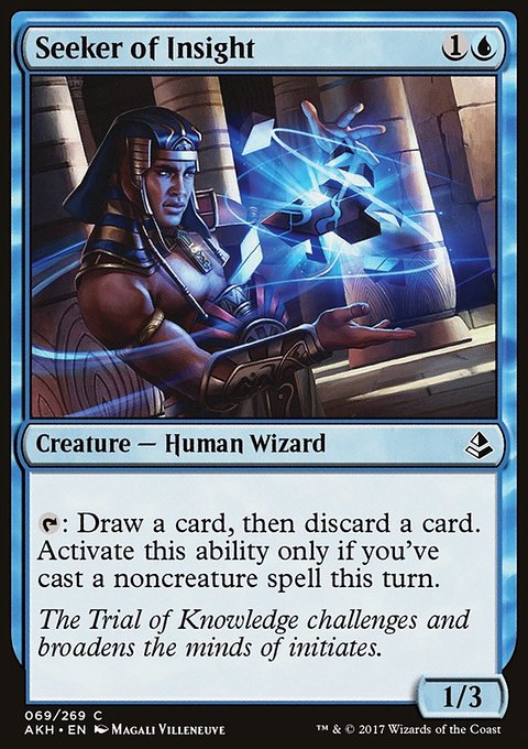 Seeker of Insight, Amonkhet #69, Magic: The Gathering card