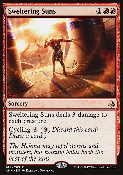 Sweltering Suns, Amonkhet #149, Magic: The Gathering card