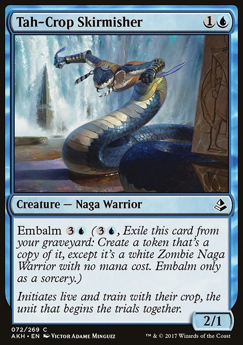 Tah-Crop Skirmisher, Amonkhet #72, Magic: The Gathering card