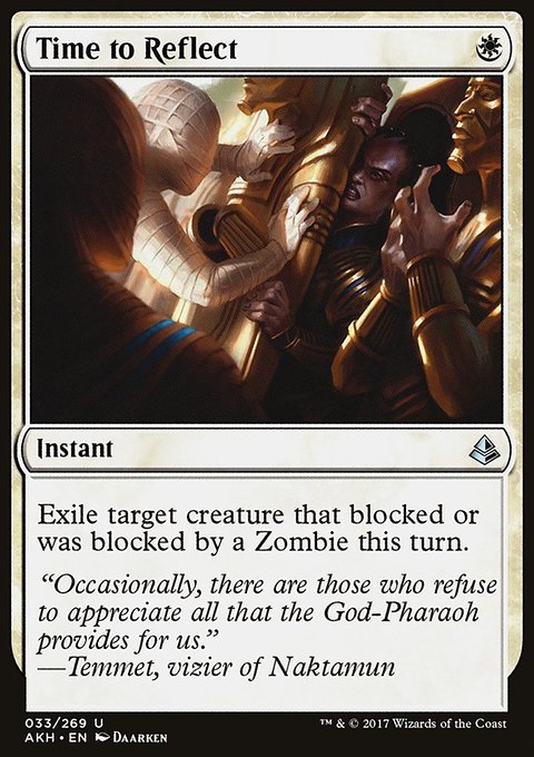 Time to Reflect, Amonkhet #33, Magic: The Gathering card