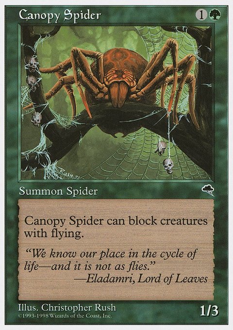 Canopy Spider, Anthologies #52, Magic: The Gathering card