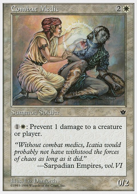 Combat Medic, Anthologies #4, Magic: The Gathering card