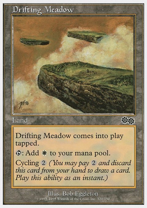 Drifting Meadow, Anthologies #72, Magic: The Gathering card