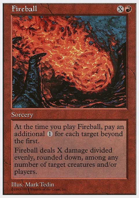 Fireball, Anthologies #29, Magic: The Gathering card