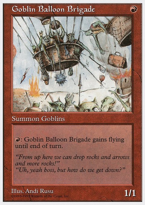 Goblin Balloon Brigade, Anthologies #30, Magic: The Gathering card