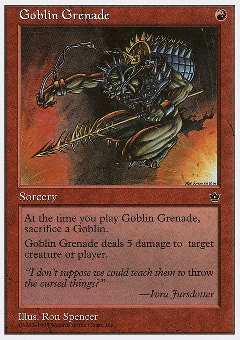 Goblin Grenade, Anthologies #32, Magic: The Gathering card