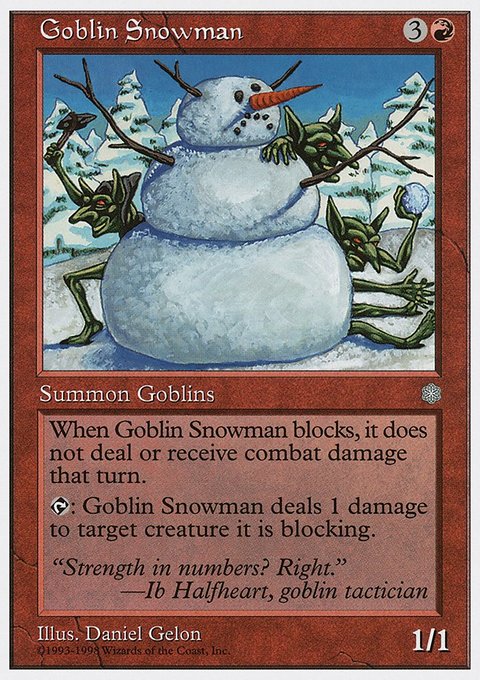Goblin Snowman, Anthologies #39, Magic: The Gathering card