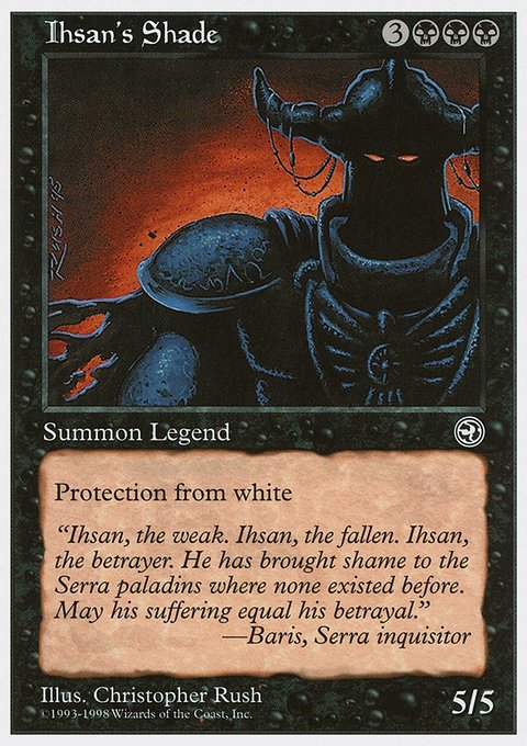 Ihsan's Shade, Anthologies #25, Magic: The Gathering card