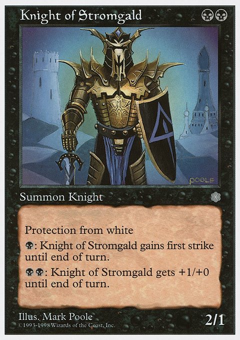 Knight of Stromgald, Anthologies #26, Magic: The Gathering card