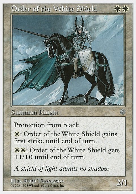 Order of the White Shield, Anthologies #9, Magic: The Gathering card
