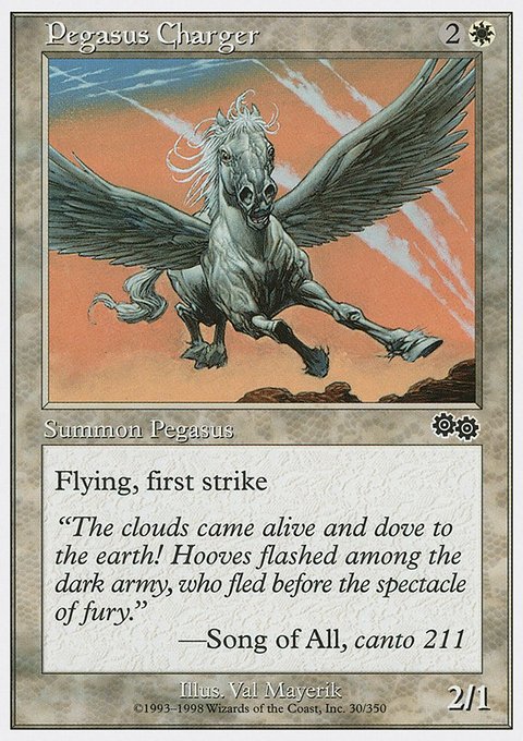Pegasus Charger, Anthologies #11, Magic: The Gathering card