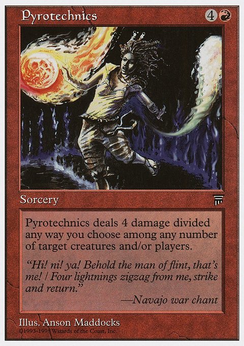 Pyrotechnics, Anthologies #48, Magic: The Gathering card