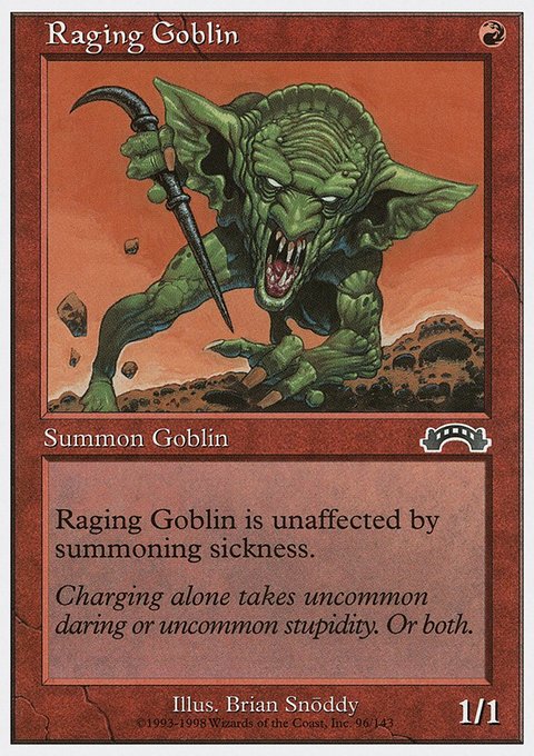 Raging Goblin, Anthologies #49, Magic: The Gathering card