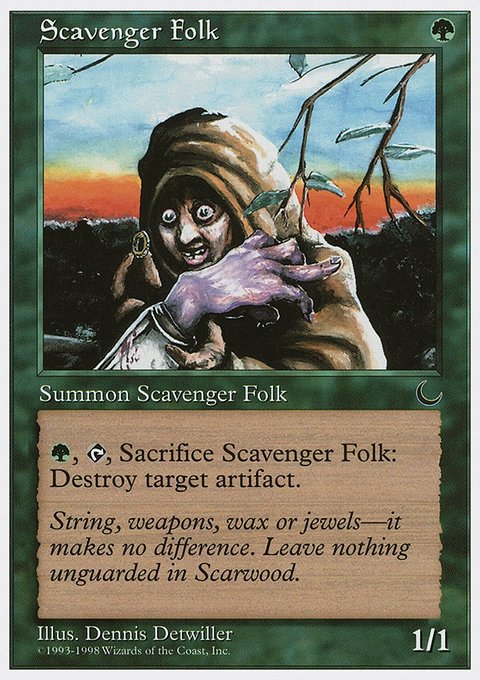 Scavenger Folk, Anthologies #62, Magic: The Gathering card