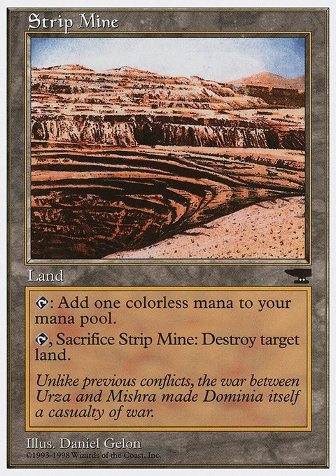 Strip Mine, Anthologies #77, Magic: The Gathering card