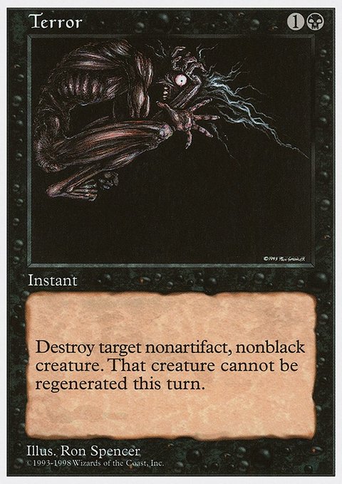 Terror, Anthologies #27, Magic: The Gathering card