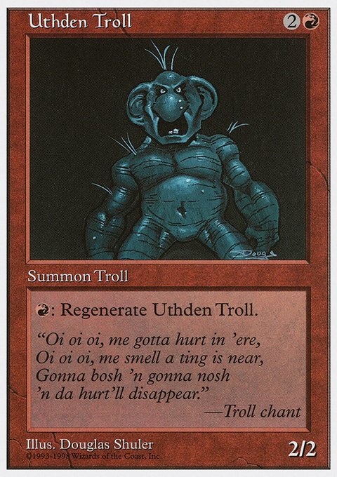 Uthden Troll, Anthologies #50, Magic: The Gathering card