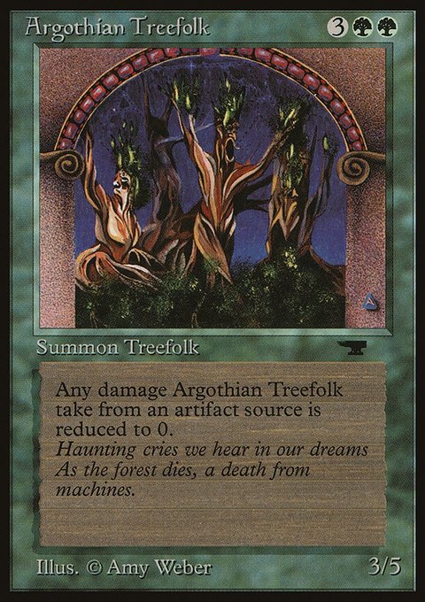 Argothian Treefolk, Antiquities #30, Magic: The Gathering card