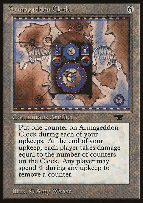 Armageddon Clock, Antiquities #37, Magic: The Gathering card