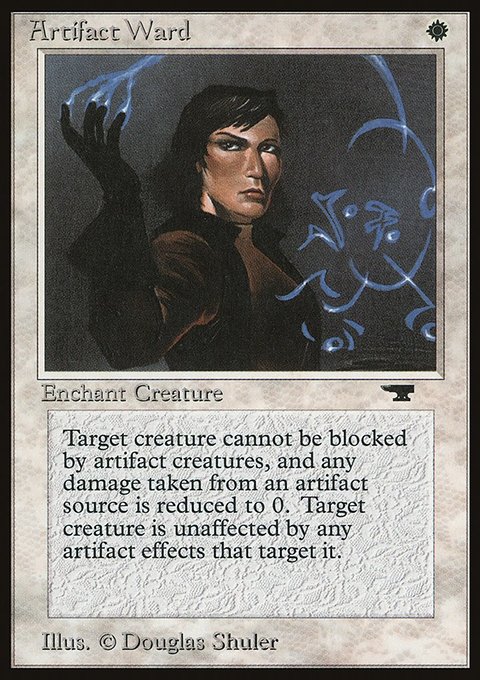 Artifact Ward, Antiquities #3, Magic: The Gathering card