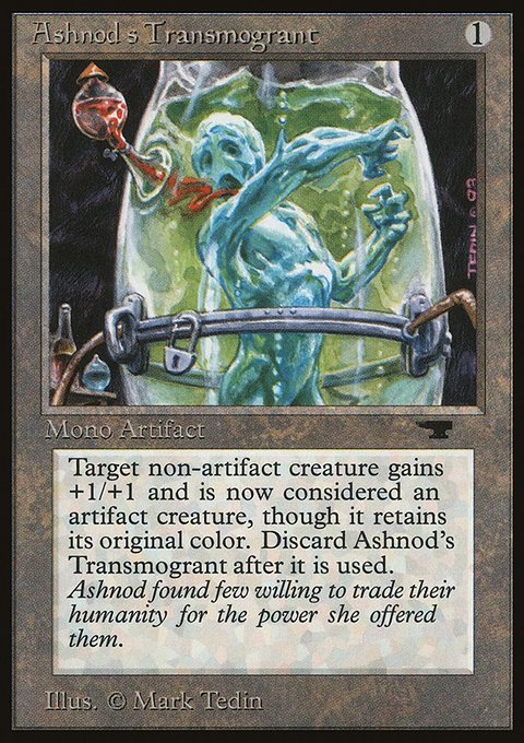Ashnod's Transmogrant, Antiquities #40, Magic: The Gathering card