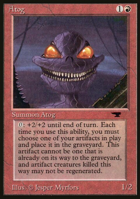 Atog, Antiquities #23†, Magic: The Gathering card