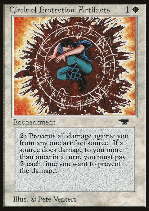 Circle of Protection: Artifacts, Antiquities #4, Magic: The Gathering card