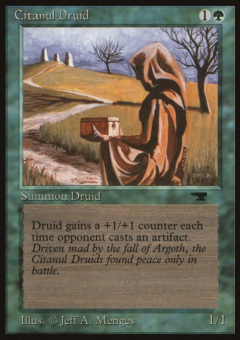 Citanul Druid, Antiquities #31, Magic: The Gathering card