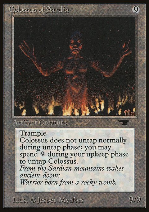 Colossus of Sardia, Antiquities #46, Magic: The Gathering card