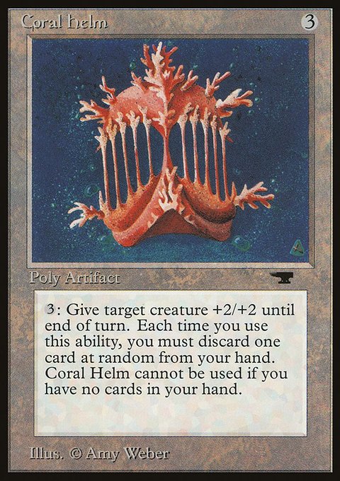 Coral Helm, Antiquities #47, Magic: The Gathering card