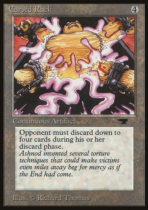 Cursed Rack, Antiquities #48, Magic: The Gathering card