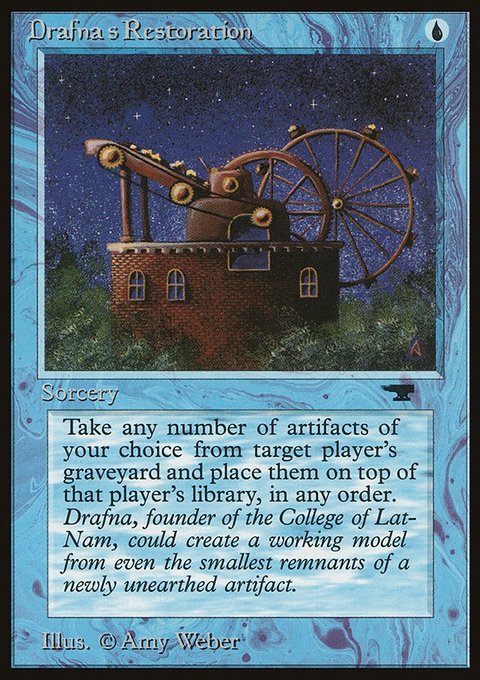 Drafna's Restoration, Antiquities #8, Magic: The Gathering card