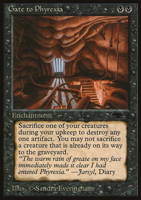 Gate to Phyrexia, Antiquities #16, Magic: The Gathering card